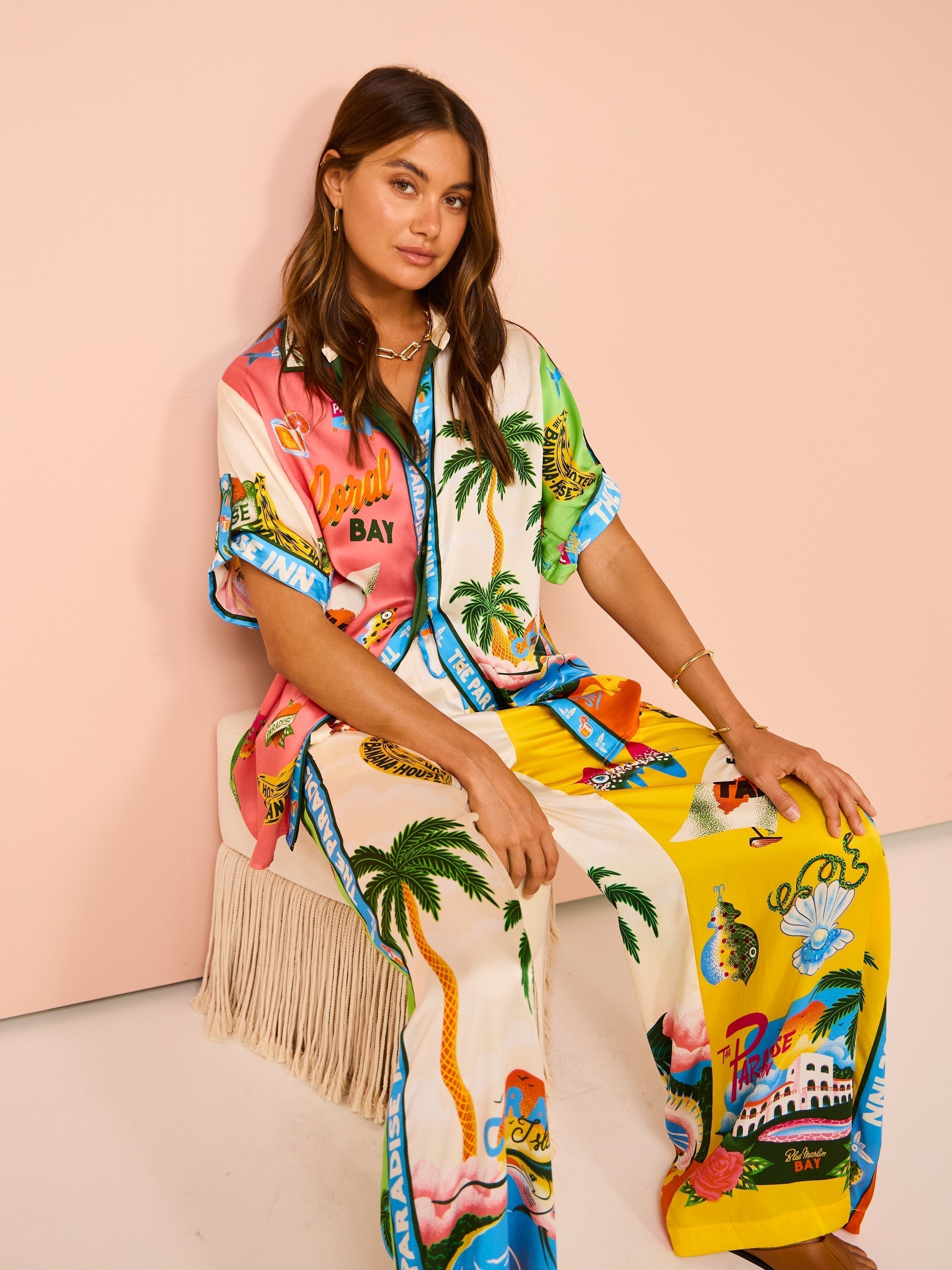 Tropicala™ - Coconut Trees Print Two-Piece Set