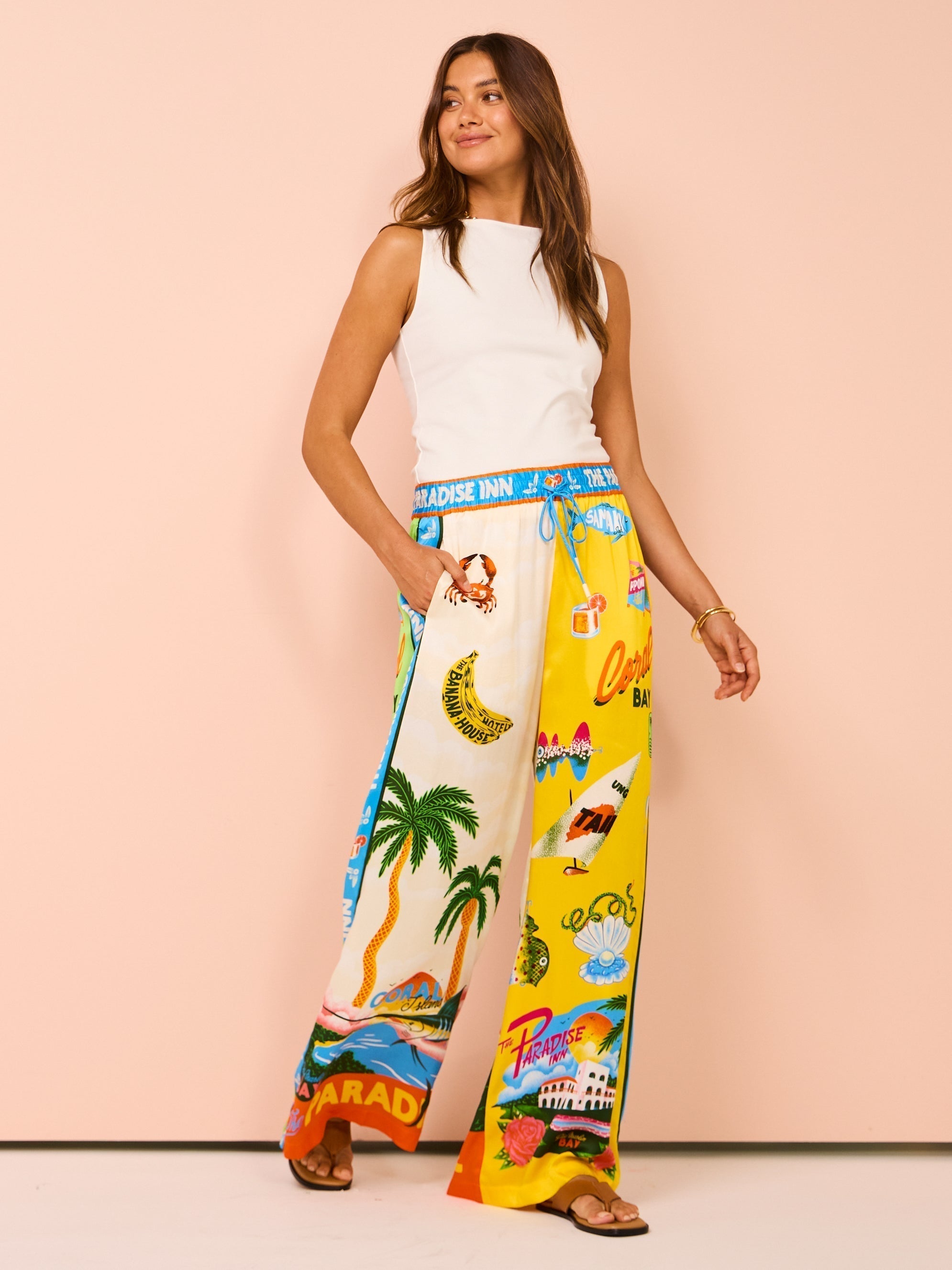 Tropicala™ - Coconut Trees Print Two-Piece Set