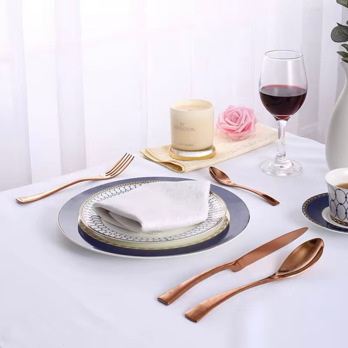 Stainless Steel Cutlery Set Salime Rose Gold Collection