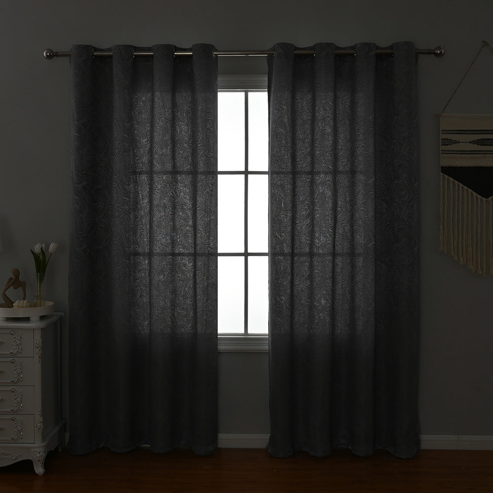 AquaShade - Textured Blackout Curtains that Add a Contemporary Touch to Your Living Room