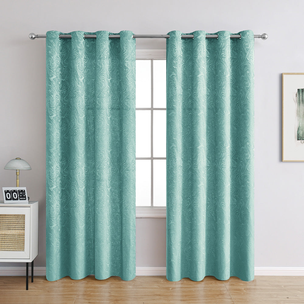 AquaShade - Textured Blackout Curtains that Add a Contemporary Touch to Your Living Room