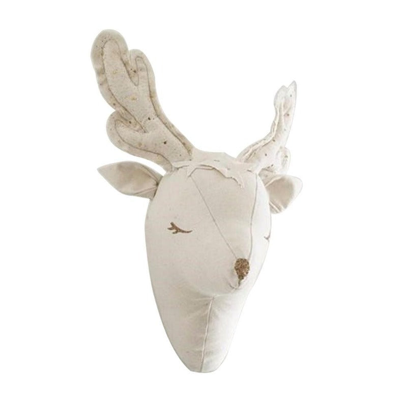 Woodlands Fairytale Wall Mounted Plush Deer Nursery Decoration