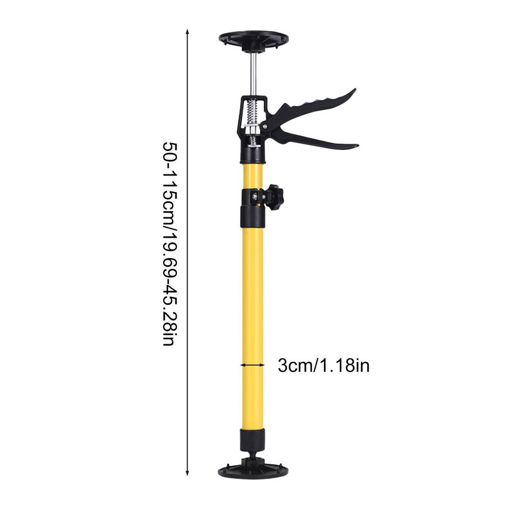 1/2pcs Cabinet Support Pole Steel Telescopic Adjustable Cabinet Jacks For Installing Cabinets Supports Up To 66 Lbs Per Rod