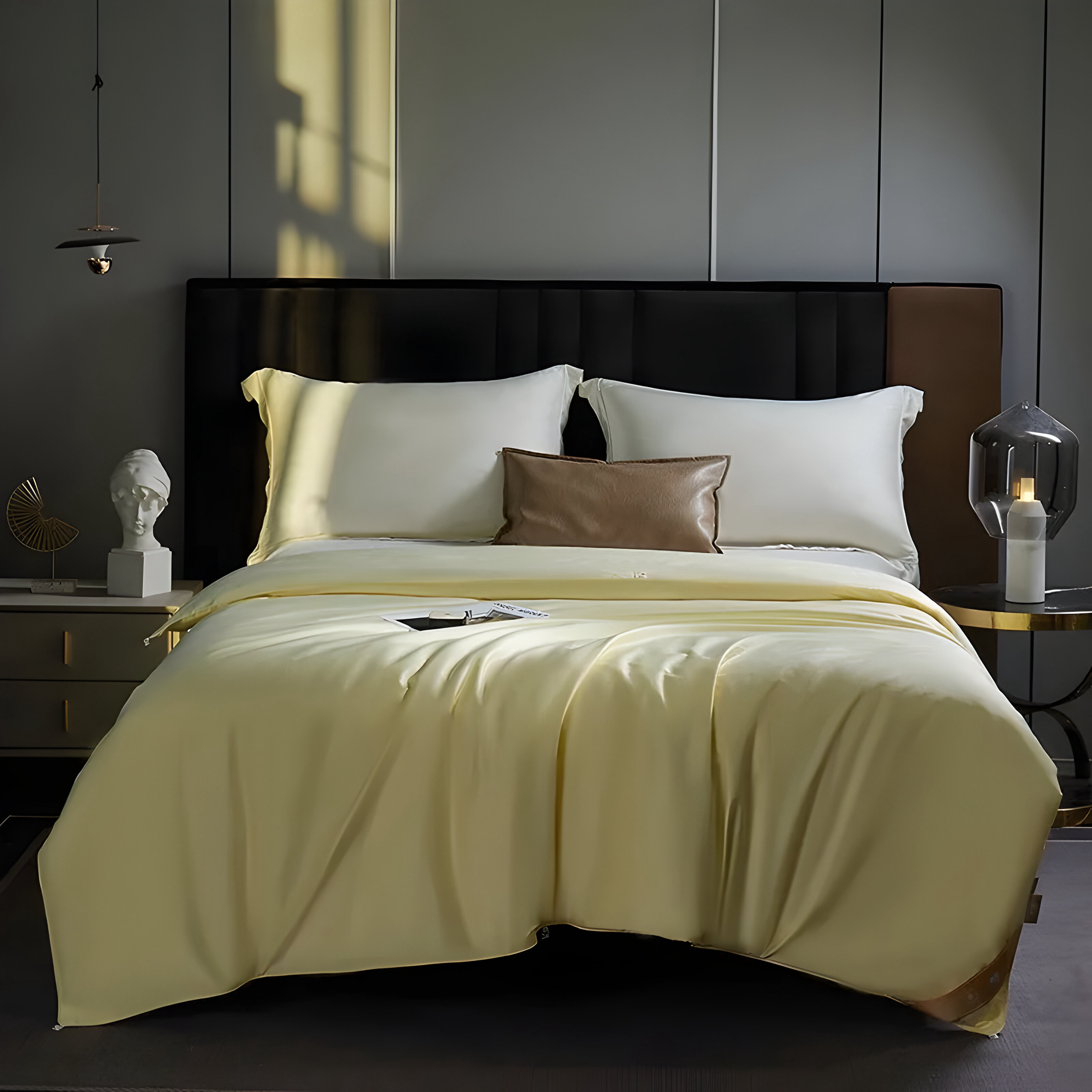 Tenno Yellow Silk Filling Comforter