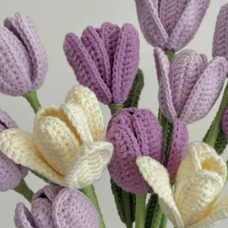 Tulip Crochet Bouquet decor