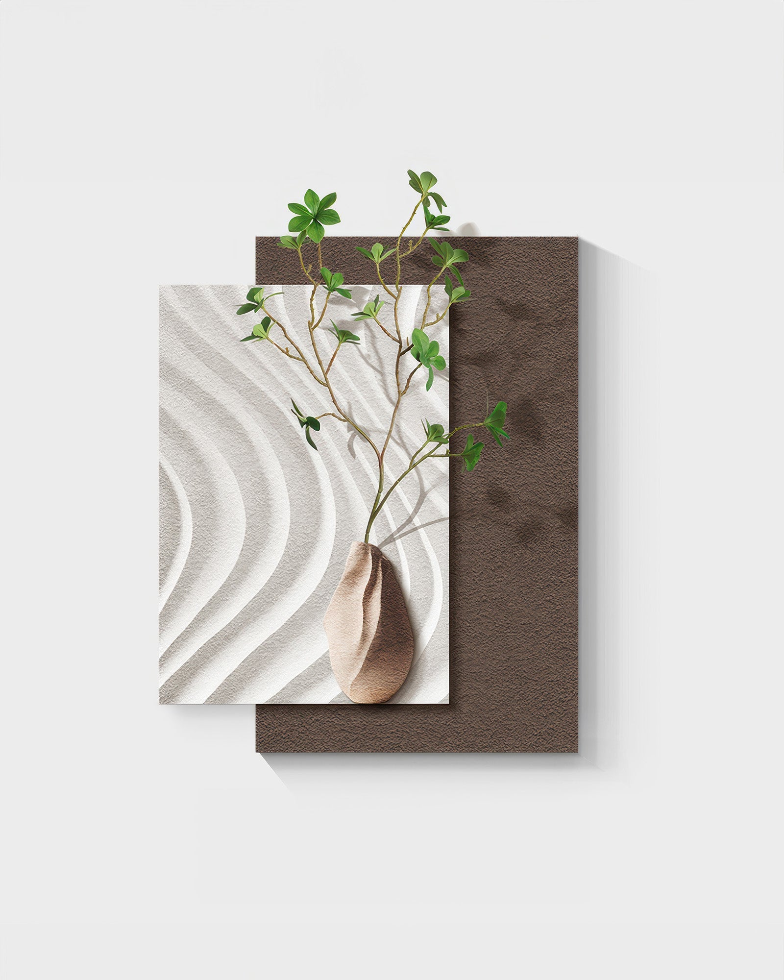 Sophisticated Minimalist Texture Wall Art Canvas