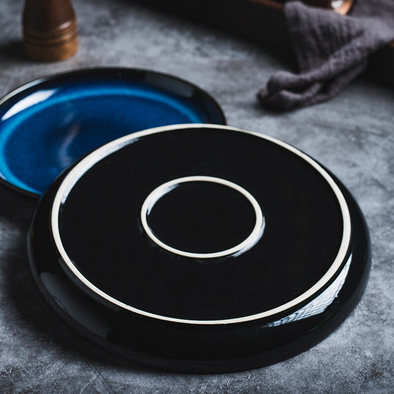 Deep Blue "Oceano" Dinner Plates