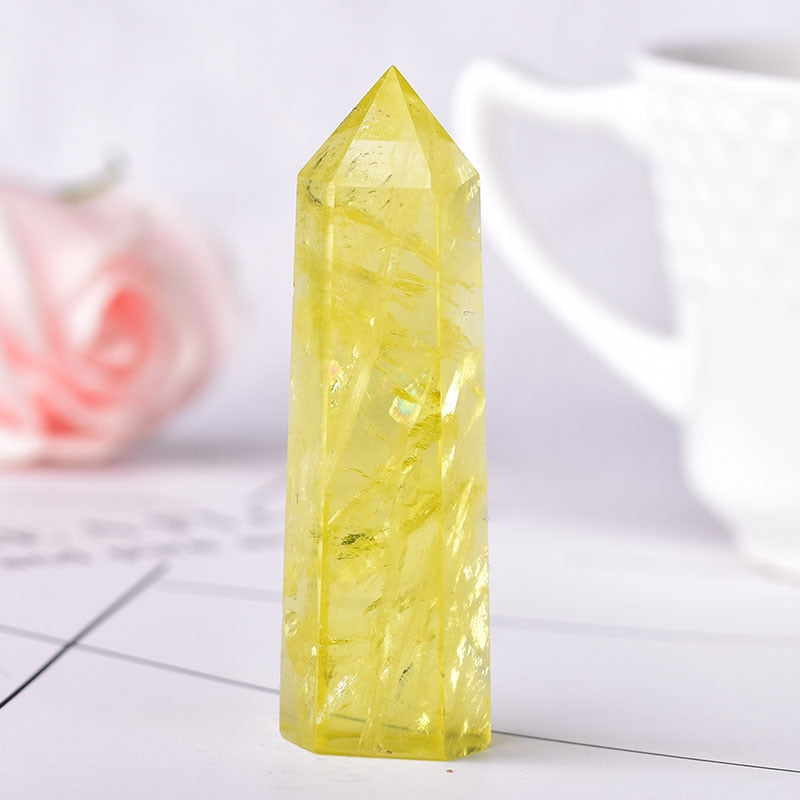 Crystal Miniature Obelisk Decor