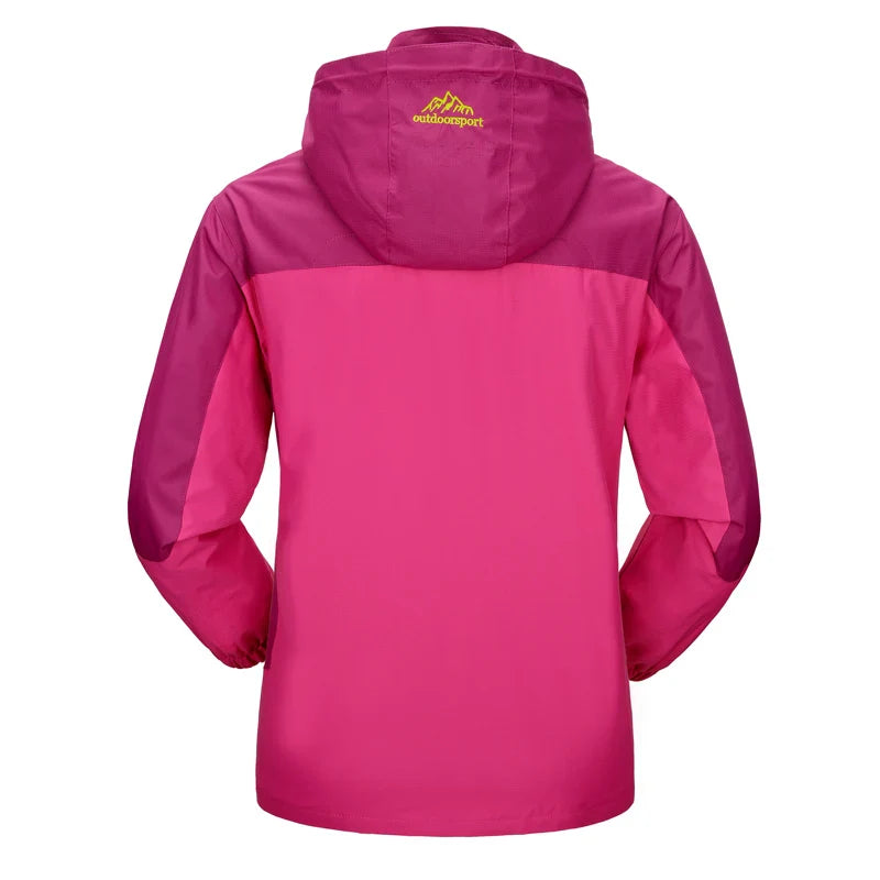 Women's Autumn Outdoor Jacket – Waterproof & Windproof for Hiking, Climbing, & Travel