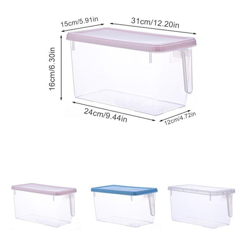 Transparent Sealable Fridge Storage Boxes