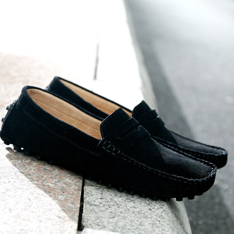 Vardi Marco Elegant suede loafers for the modern man