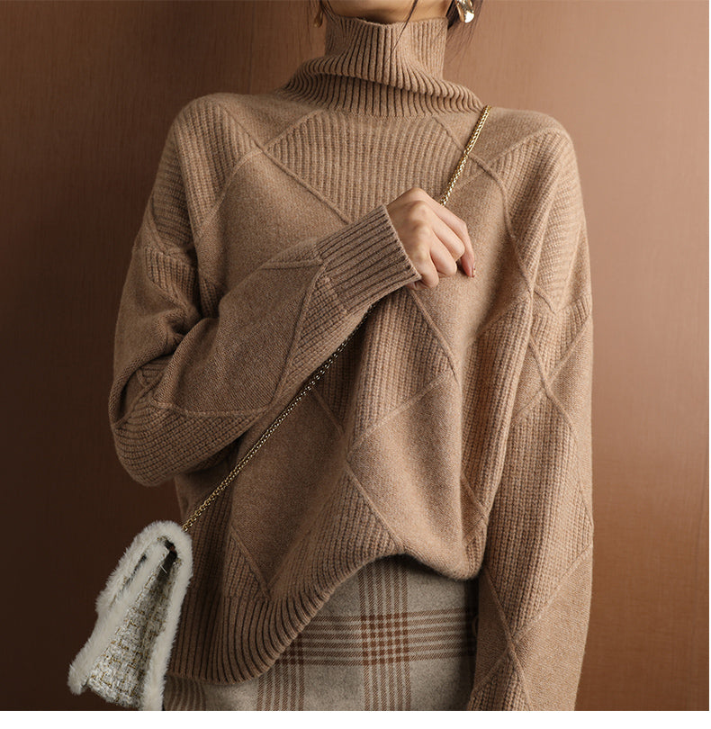 Adelle™ Cashmere Turtleneck Sweater