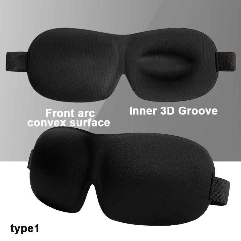 3D Sleep Mask | Light Blocking & Soft Padded