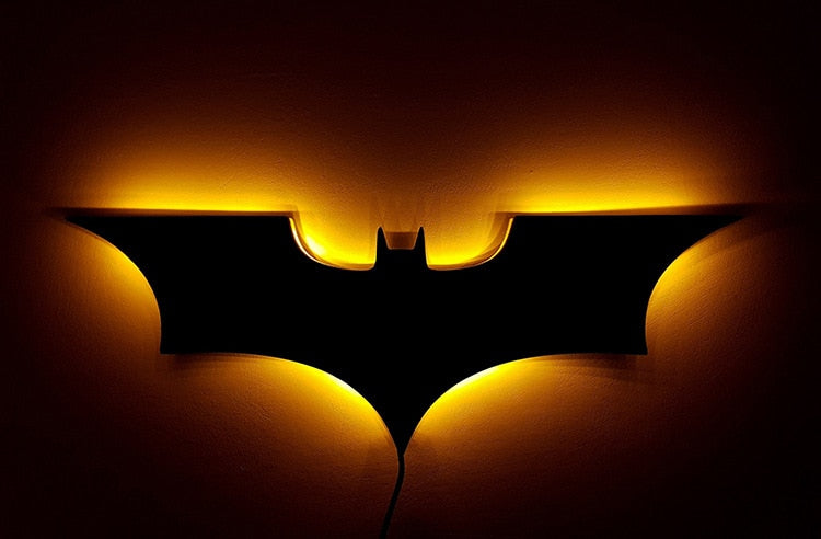 Batman LED Wall Light with Wireless Remote Control and Color Change