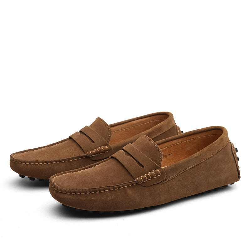 Vardi Marco Elegant suede loafers for the modern man