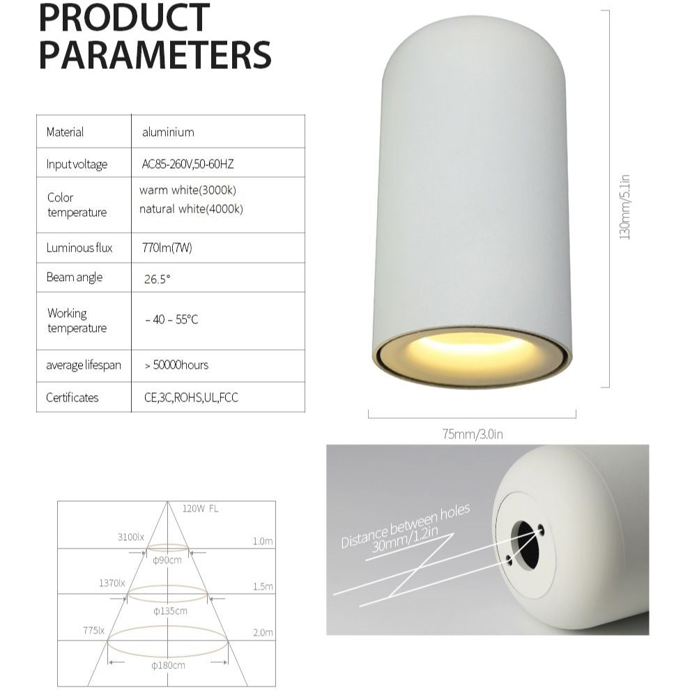 Classic Nordic LED Spotlights Long Version