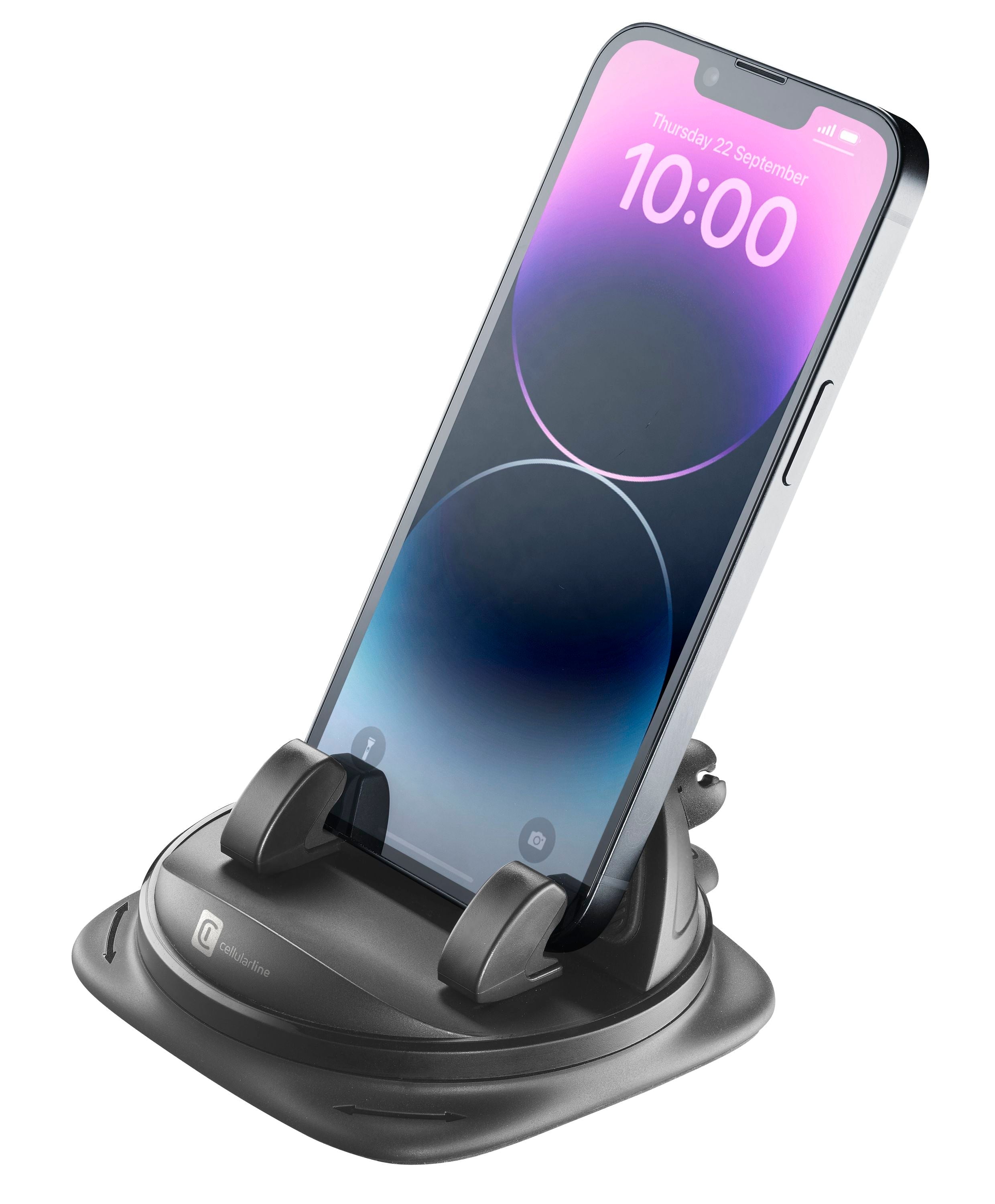 360° Rotatable Phone Holder for the Car: strong suction-power