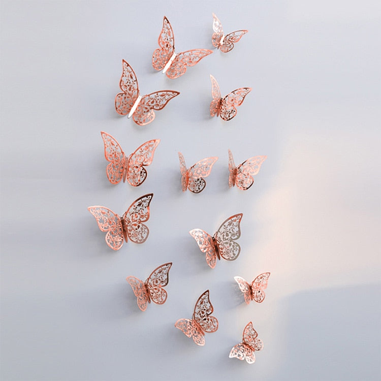 3D Butterfly Wall Stickers | Perfect for Weddings