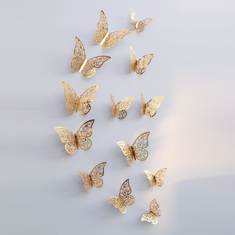 3D Butterfly Wall Stickers | Perfect for Weddings