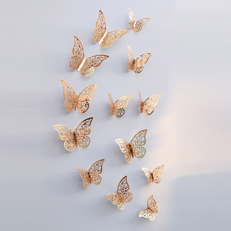 3D Butterfly Wall Stickers | Perfect for Weddings