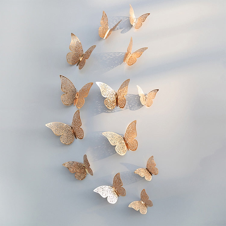 3D Butterfly Wall Stickers | Perfect for Weddings