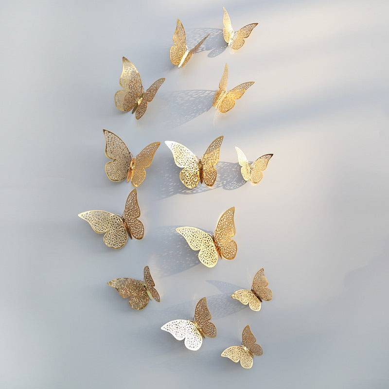 3D Butterfly Wall Stickers | Perfect for Weddings