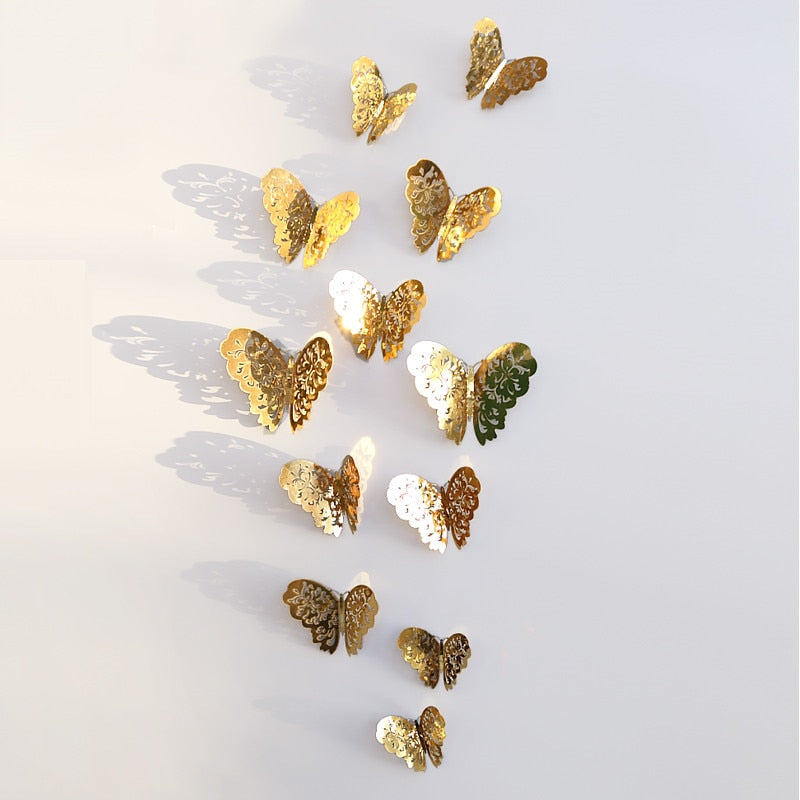 3D Butterfly Wall Stickers | Perfect for Weddings