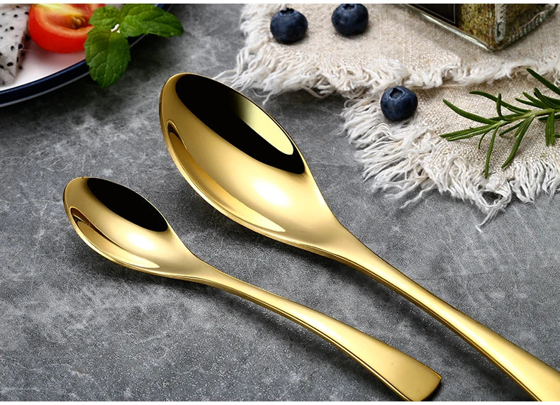 Stainless Steel Cutlery Set Salime Gold Collection