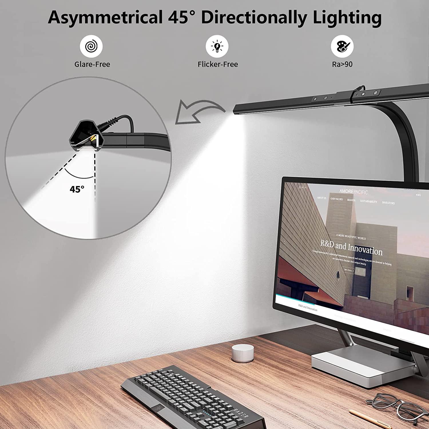 Architect Clamp Desk Lamp – Modern LED Lighting for Home Office Efficiency