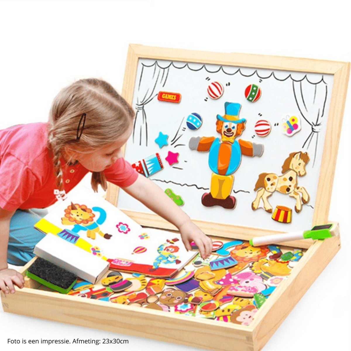 Woods™ | Magnetic chalkboard - creative art with magnet and chalk