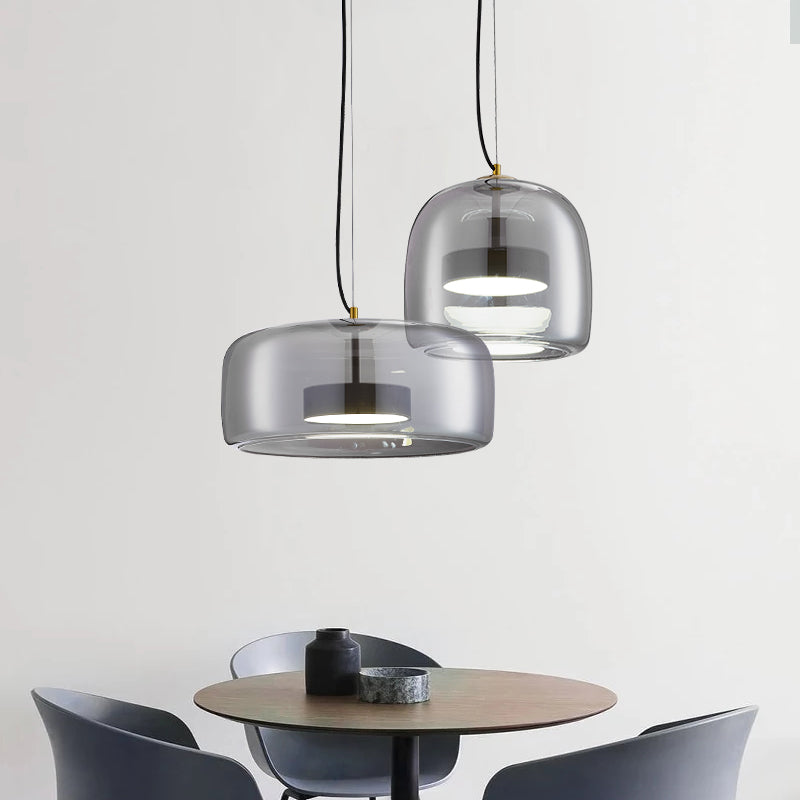 VerreElegance - Modern Hanging Lamp for Hotel Furnishings