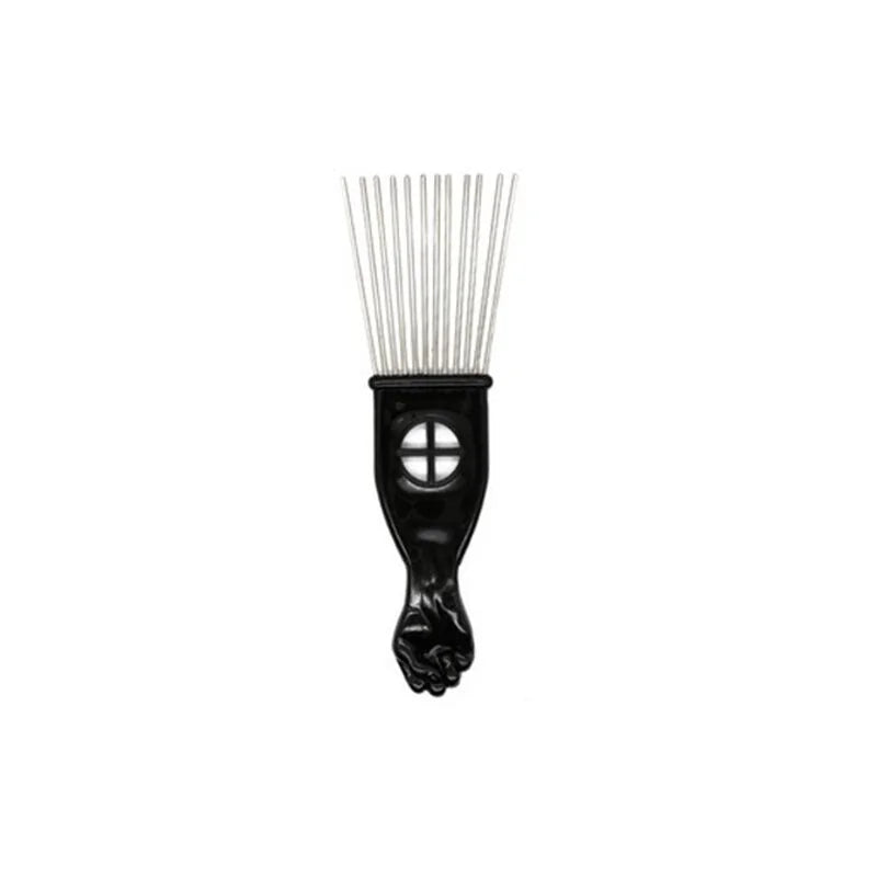 Anti-Static Afro Pick Comb Made of Metal