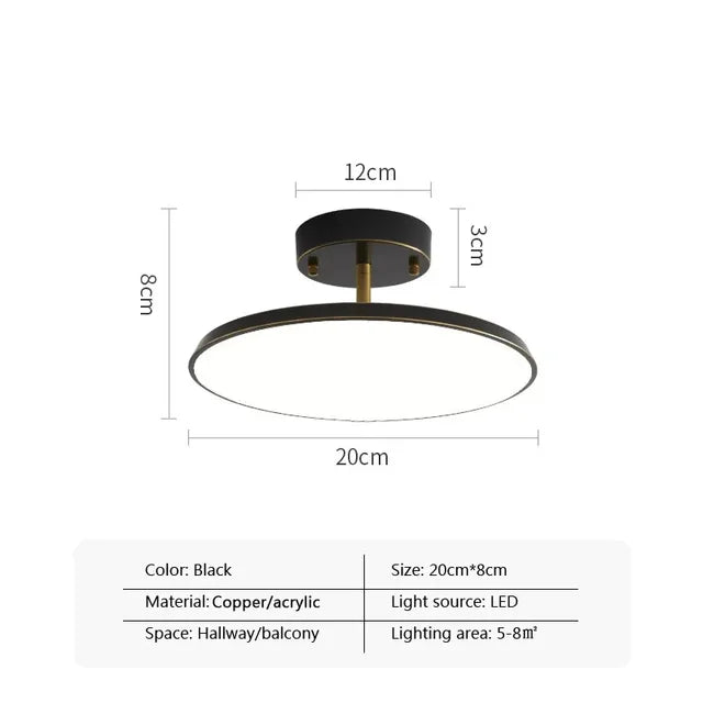 SleekAura - Minimalist Ceiling Lamp