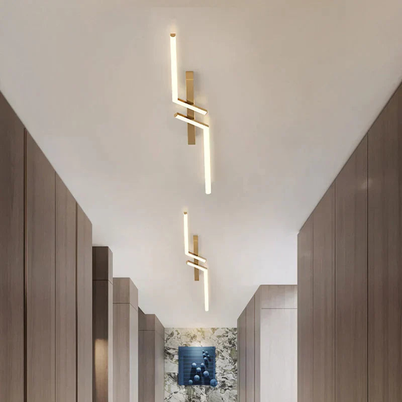 SleekGlow - Ceiling light with LED line lamp