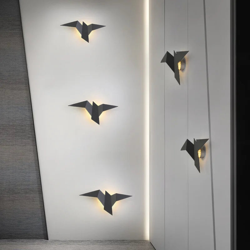 AvianAura - Nordic Iron Bird Wall Sconce lamp