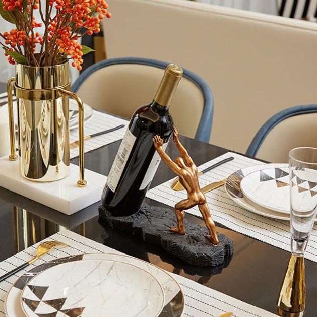 Atlas Bronze Wine Holder