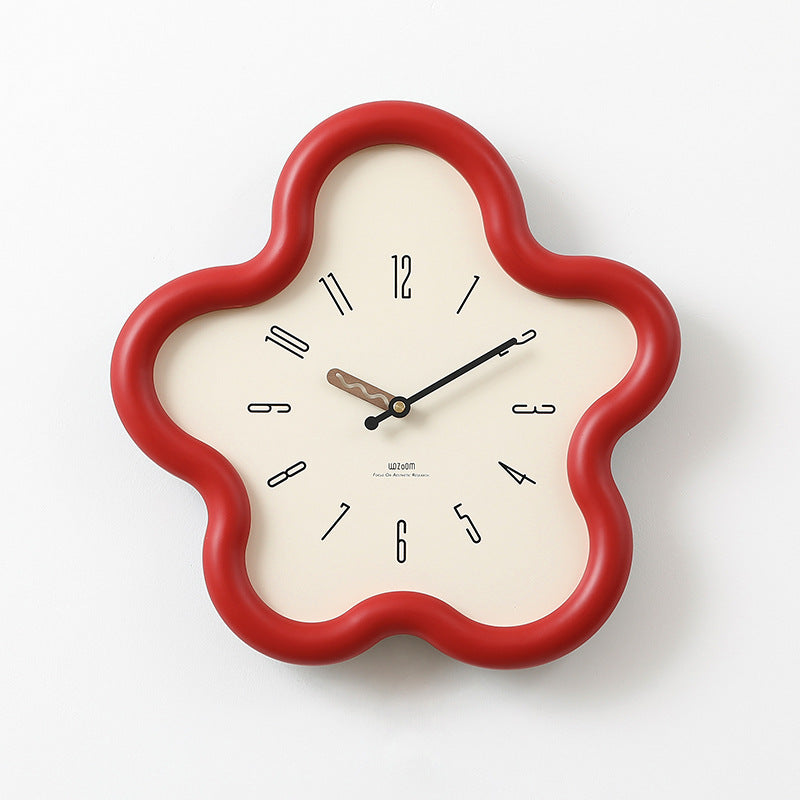 3D Floral Pendulum Clock – Silent Movement, Eco-Friendly, Perfect for Bedroom Decor