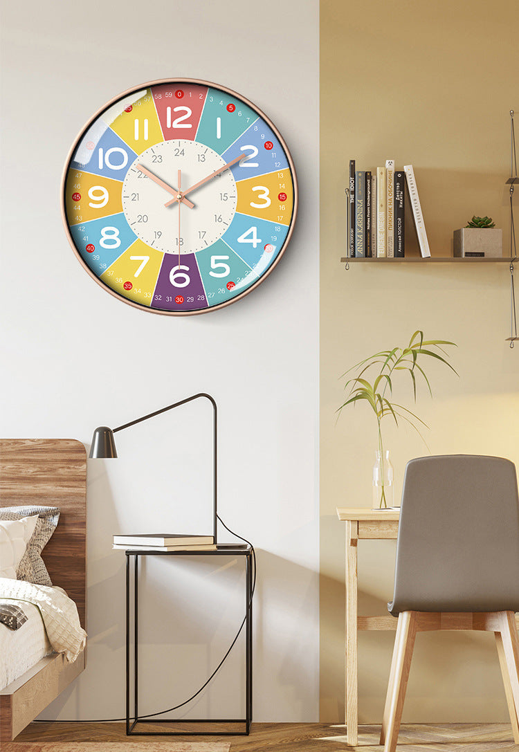 SilentKids - Silent Wall Clock for Children's Rooms