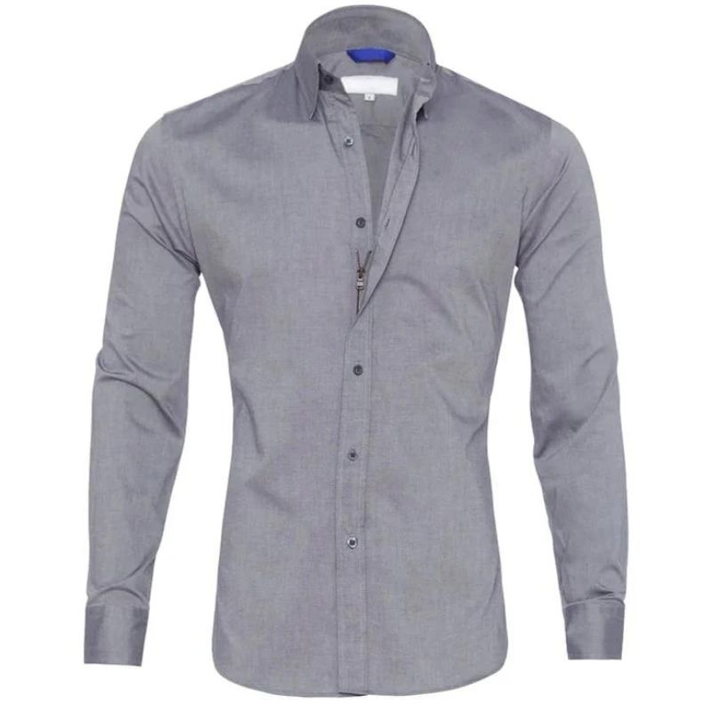 Alejandro™ | Wrinkle-free Shirt with Zipper