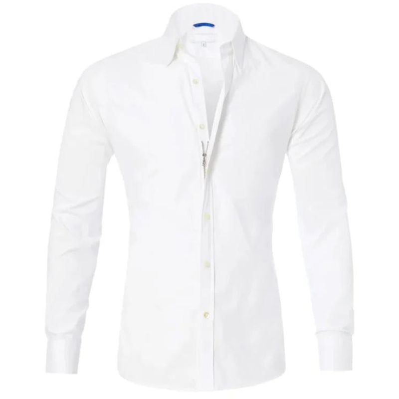 Alejandro™ | Wrinkle-free Shirt with Zipper