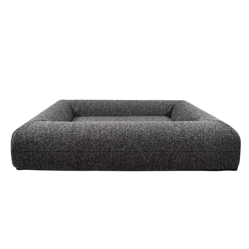 Comfy Boucle Memory Foam Dog Bed