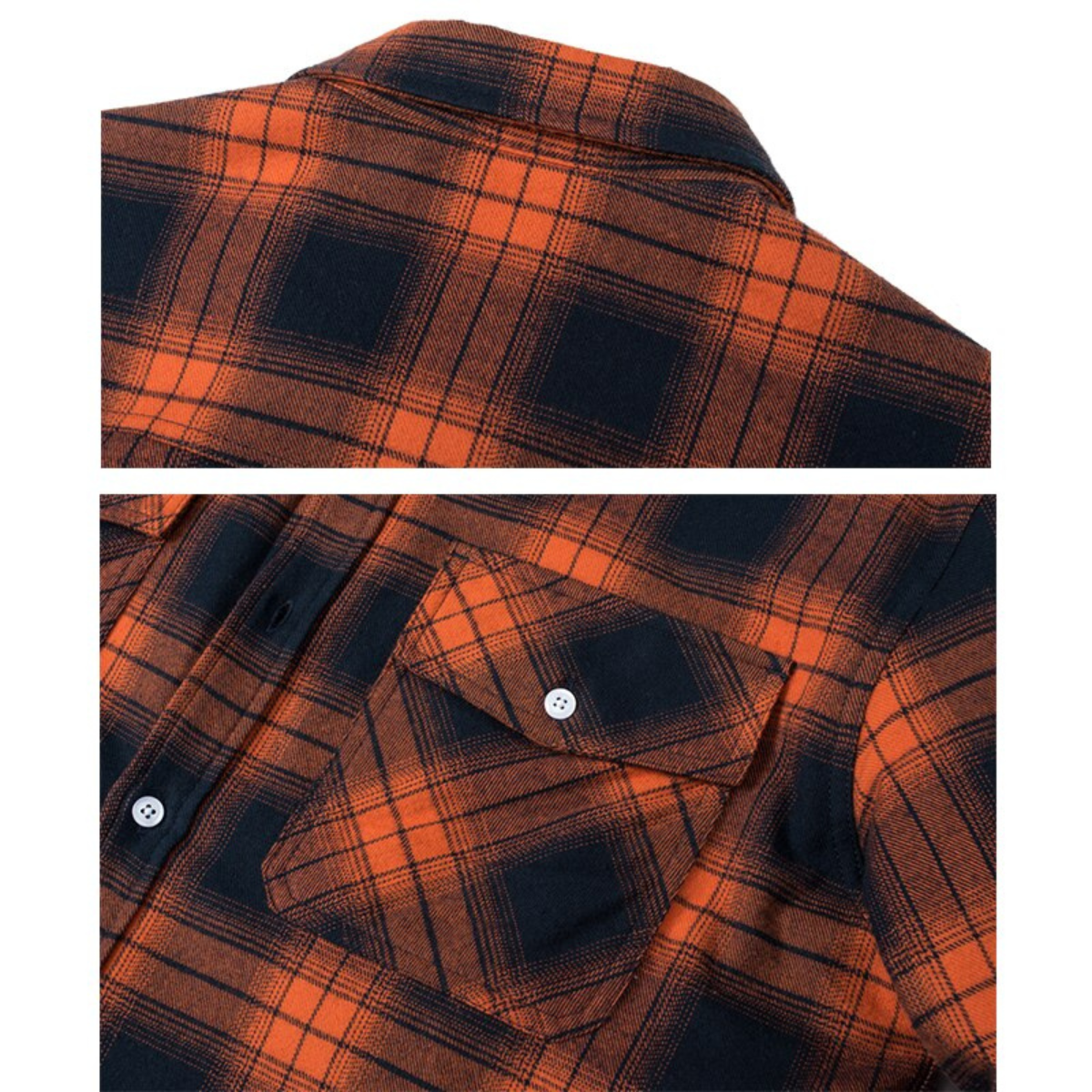 Cedricus - Fleece Lined Plaid Jacket