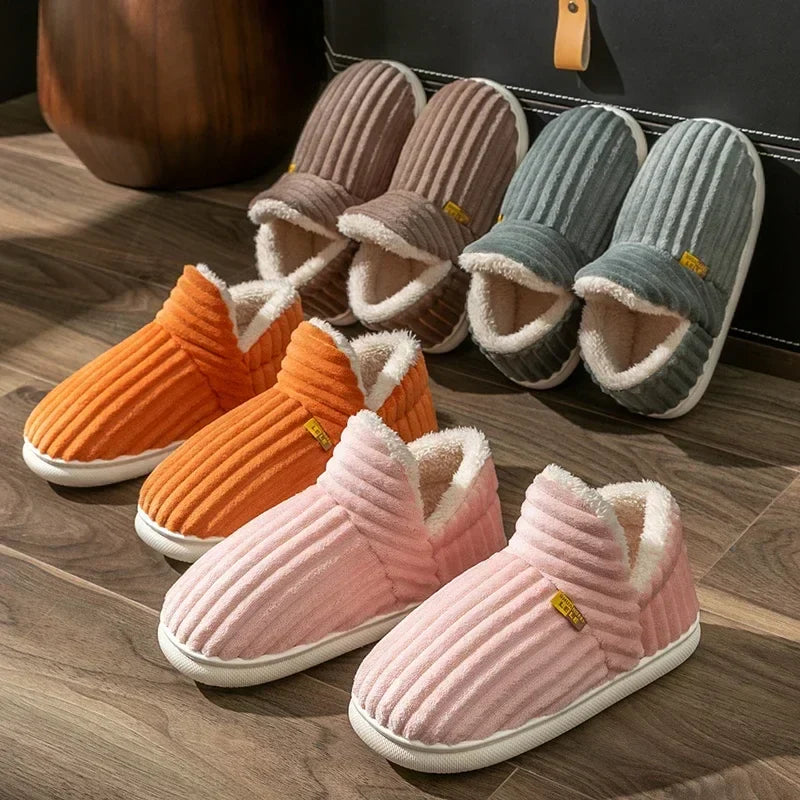 CozyMax Plush Slippers | Ultra-Warm Indoor Non-Slip Cotton Shoes