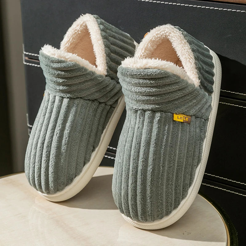 CozyMax Plush Slippers | Ultra-Warm Indoor Non-Slip Cotton Shoes