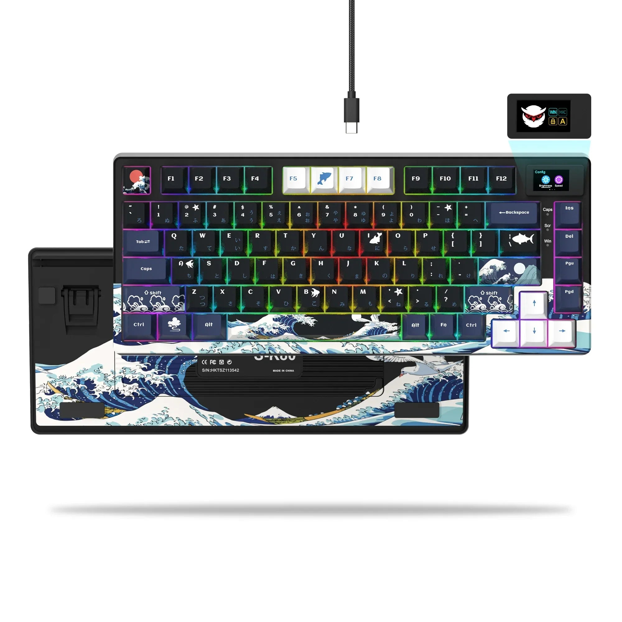 Displayed Gaming Keyboard