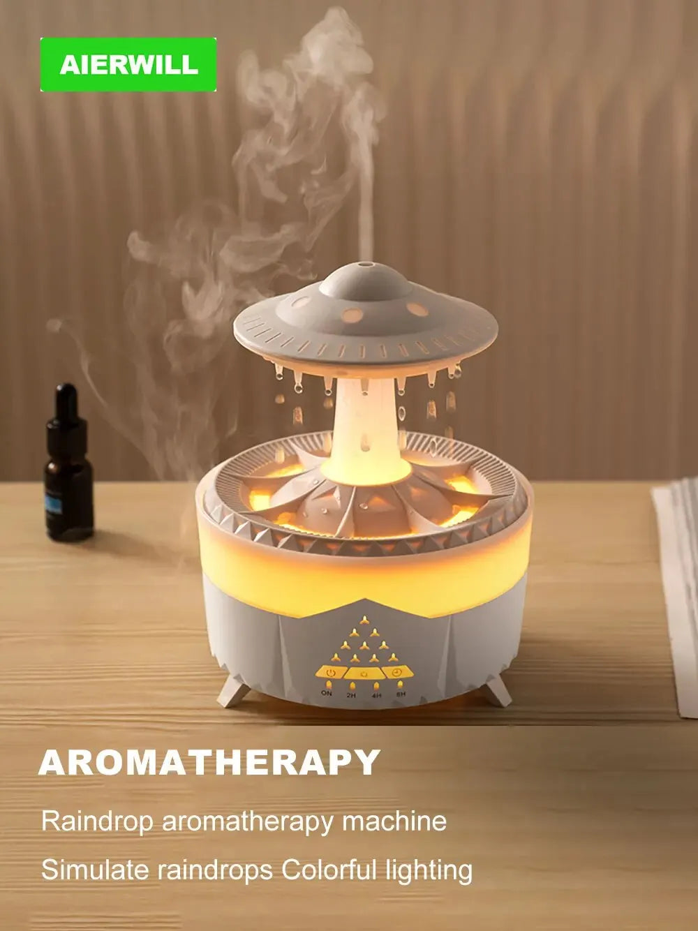 UFO Mia Air Humidifier – Misty Raindrop Aromatherapy Experience