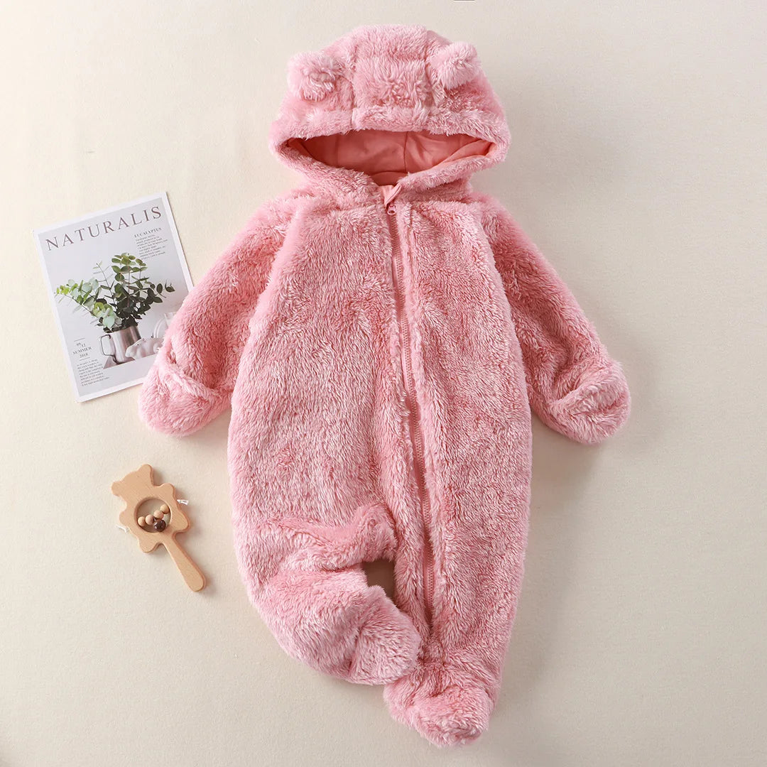 CozyCuddle - Cozy Newborn Onesie with Hood