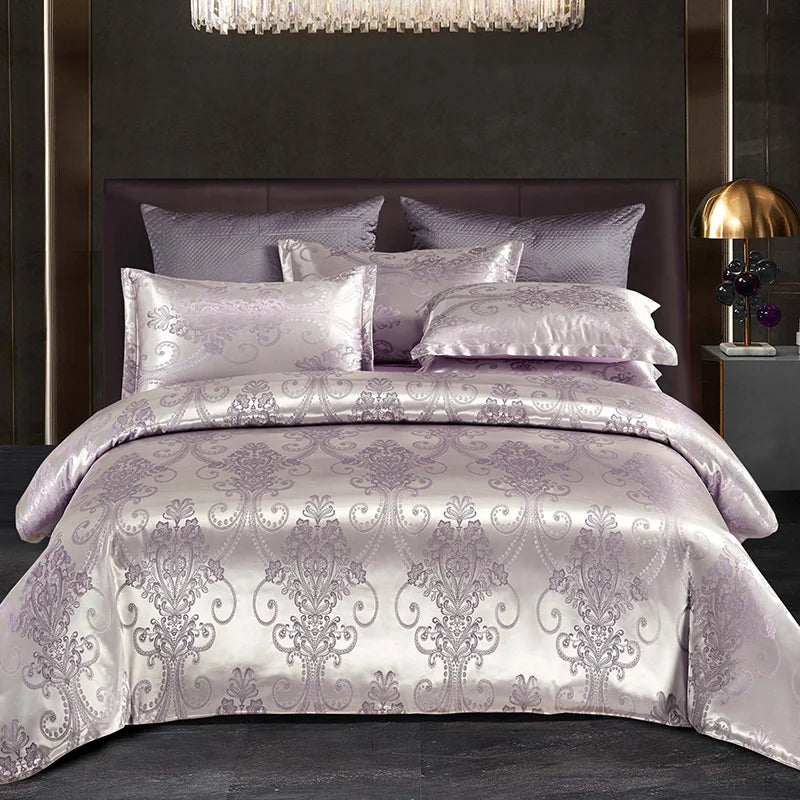 SatinPrestige - Comfortable Jacquard Duvet Cover