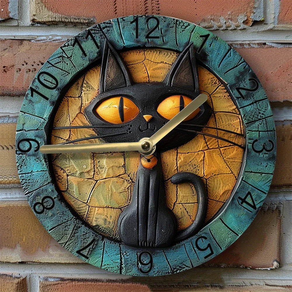 CatWhisper – Silent Aluminum Wall Clock