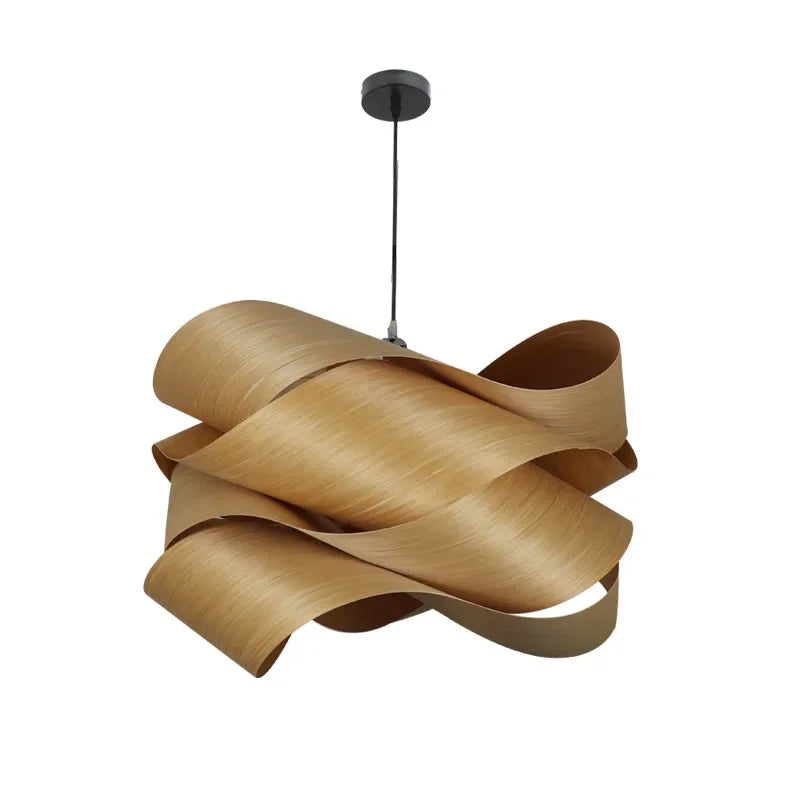 Southeast Asian Wood Pendant Lights